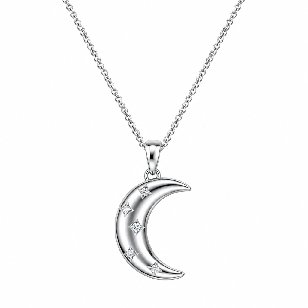 Luna | Celestial Starlight in Silver